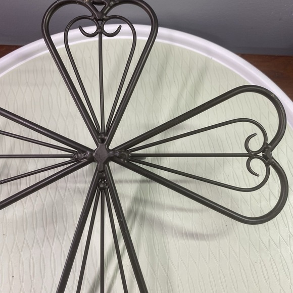 Vintage PartyLite Candle Holder Matte Black Metal Cross Sconce 15" X 12" X 3" - Picture 7 of 9